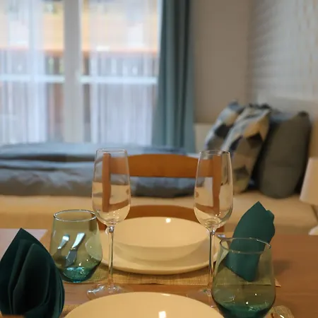 아파트 Airport Luxury With Balcony + Free Parking 베체스